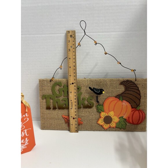 3 Piece Thanksgiving Harvests Lot - Picture 5 of 7